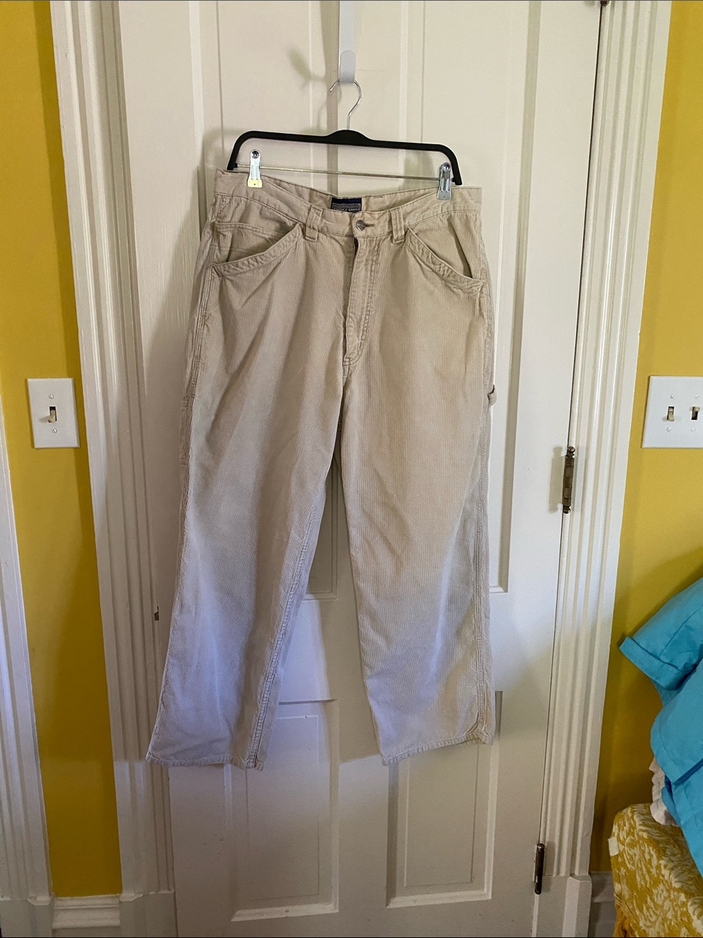 Men's Beige Chino Pants – Casual Straight Fit